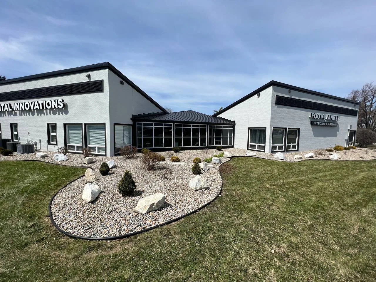 Terramorph Commercial grounds with rock beds