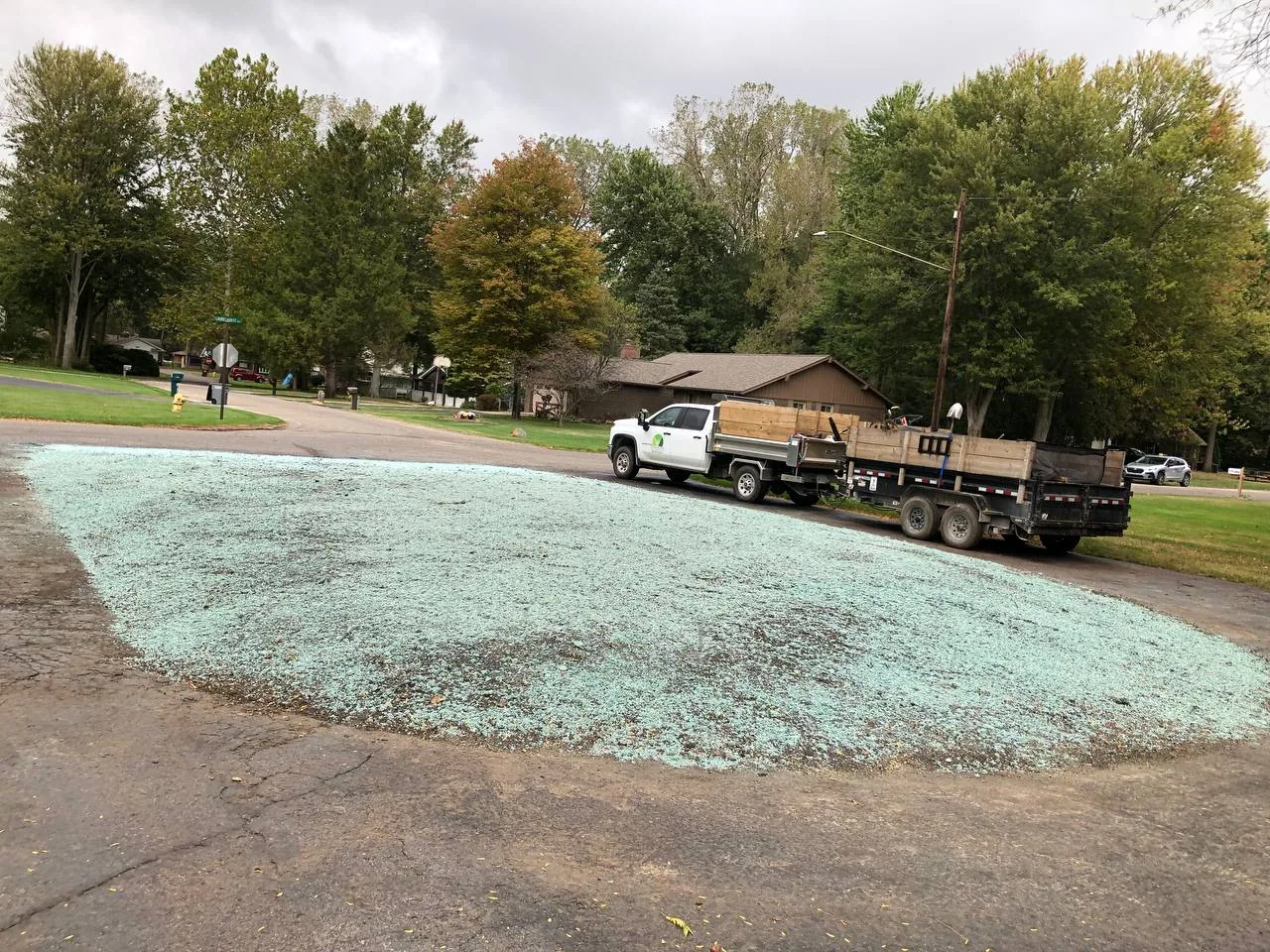 Terramorph Hydroseed lawn installation